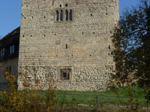 Burg Querfurt, untere Teile des Marterturms