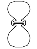 Mittelalterglas - Stundenglas